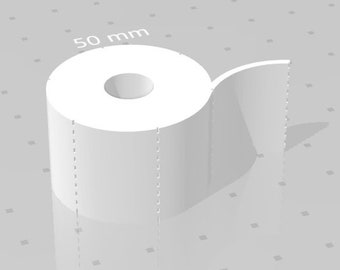 Toilet Paper Straw Topper 3D print file .STL