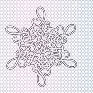 ファック 2020 スノーフレーク SVG