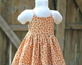 Giraffe Twirl Sommerkleid-Zwei Wilde Geburtstag-Party Tier-Safari Kleid-Tierkönigreich-DISNEY inspiriert-Tierdruck-Zoo Kleid-Wild One Geburtstag