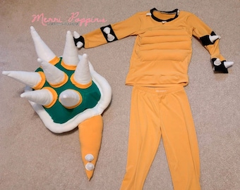Bowser costume for boys or girls, baby bowser costume, Mario characters , Nintendo character costume