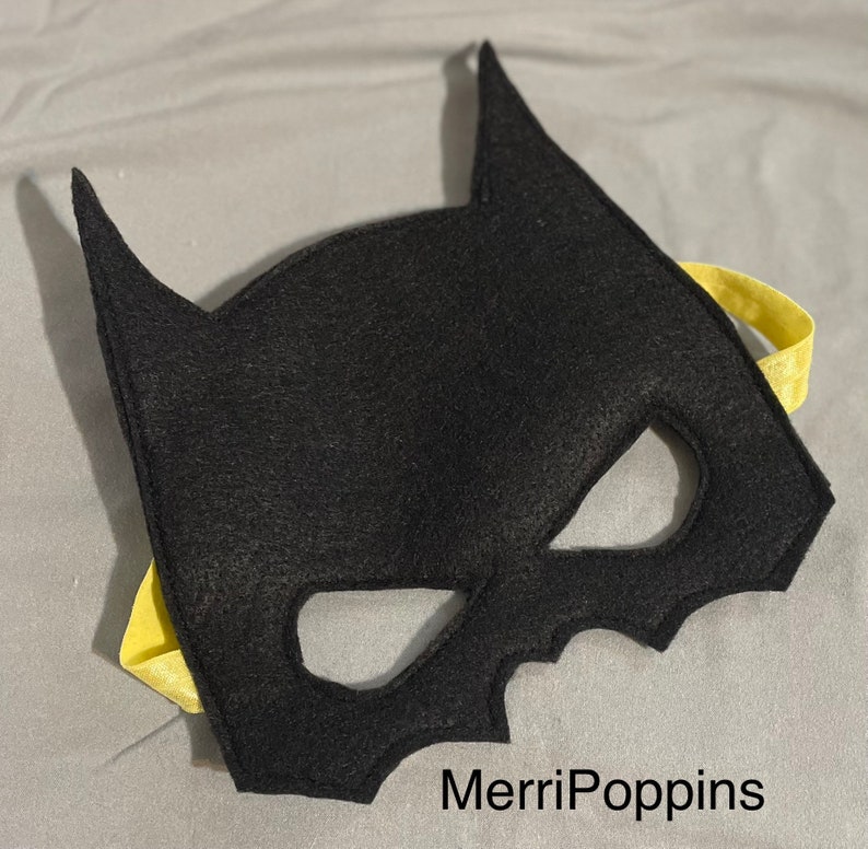 Super Hero mask, Character felt mask, kids dress up, Halloween, Character accessories, Christmas gift boys, Birthday boys girls, ComicCon BatMan