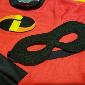 Super Hero mask, Character felt mask, kids dress up, Halloween, Character accessories, Christmas gift boys, Birthday boys girls, ComicCon INCREDIBLES