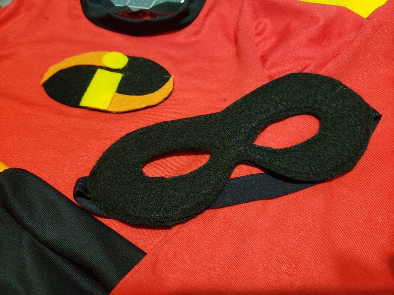 Super Hero mask, Character felt mask, kids dress up, Halloween, Character accessories, Christmas gift boys, Birthday boys girls, ComicCon INCREDIBLES