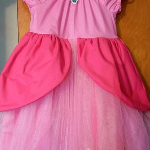 Peach Princess costume, Kids Character Cosplay costume, Dresses for Girls,Peach Costumes,Princess Dress, Birthday Party