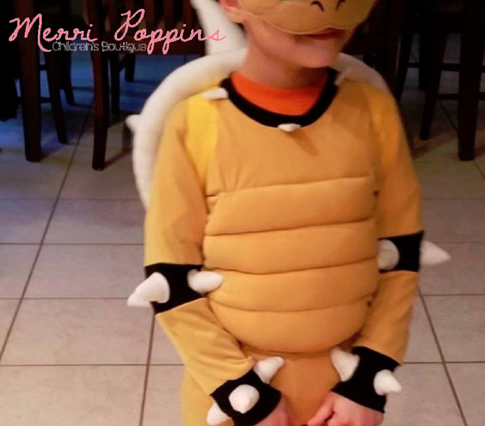 Bowser Costume for Boys or Girls Baby Bowser Costume Mario Etsy