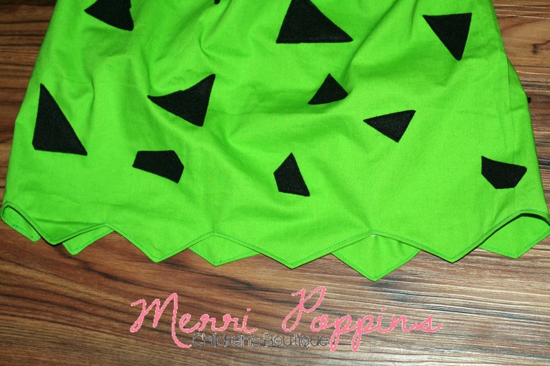 Handmade Every Day Play Wear Pebbles one shoulder dress for girls Pebbles Bambam girls,caveman cavegirl costume