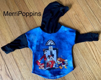 Haunted Mansion Kapuzen-T-Shirt, RTS 6-9 Monate Baby-Pull-Over-Shirt