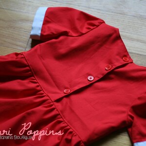 Little Red Dress, Annie Inspired dress up, Lil orphaned Annie Inspired, Peterpan Collar, Tomorrow I love YA, classic dress, Christmas gift image 3