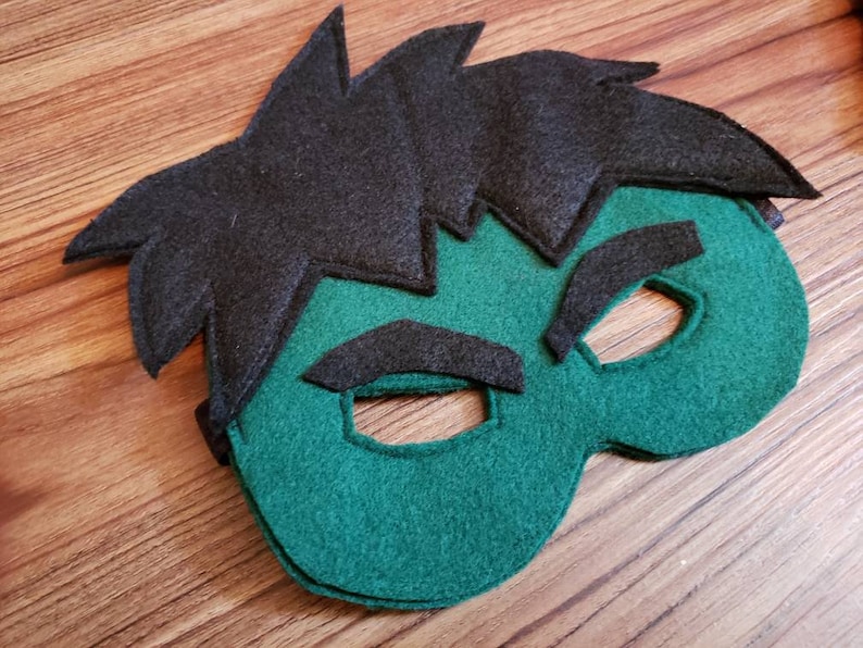 Super Hero mask, Character felt mask, kids dress up, Halloween, Character accessories, Christmas gift boys, Birthday boys girls, ComicCon image 4