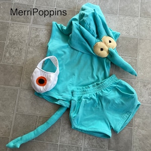 Pain and Panic EXTENDED costume SIZES 6-10, Hercules villian costume, Family theme costume, Hooded romper, Hooded shirt, shorts