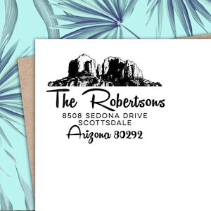 Arizona Address Stamp, Arizona Stamp, Custom Return Address Stamp, Holiday Gift, Arizona Gifts, Housewarming Gift, Arizona, Christmas Gift