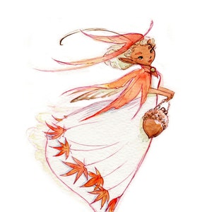 Fall Fairies - Star Maple: Art Print