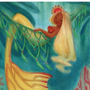 Summer Mermaid: Art Print - Etsy