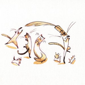 Cat Parade: Art Print