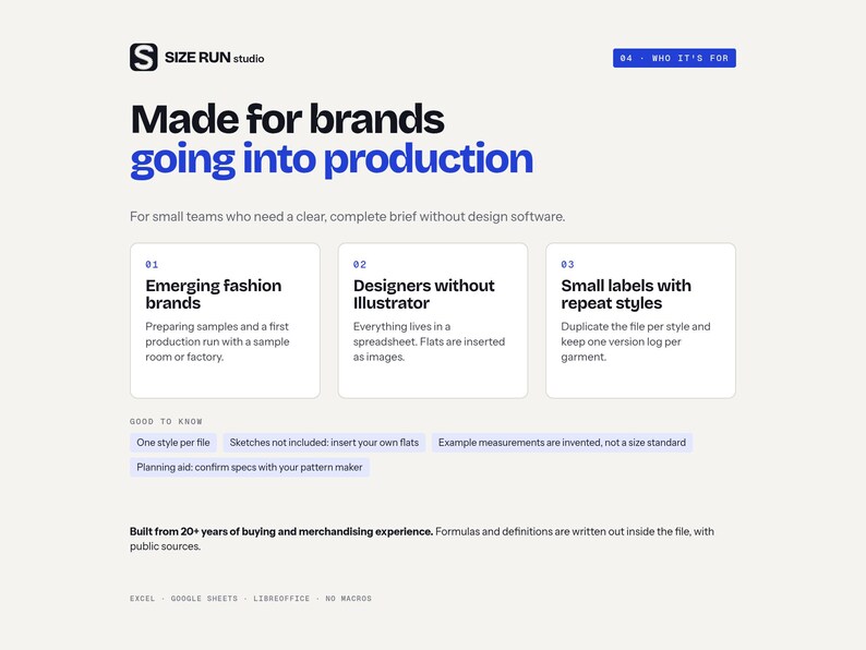 Tech Pack Template for Clothing Brands: Spec Sheet, Bill of Materials, Size Grading, Costing, Factory PDF image 5
