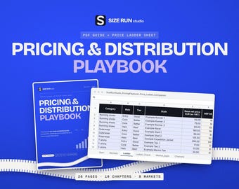 Fashion Sport Brand Pricing Playbook, Price Ladder Spreadsheet (PDF Guide)
