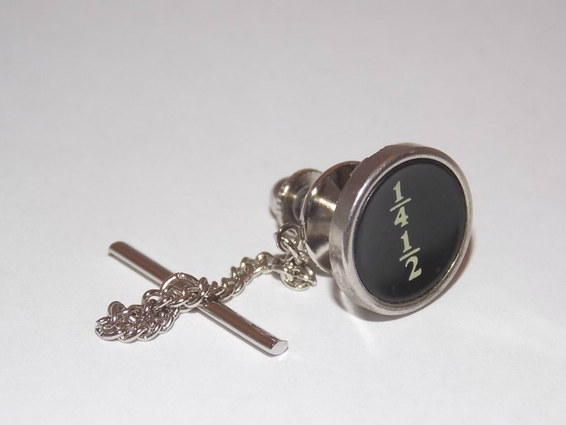 Your Choice of Letter or Number Typerwriter Tie Tack