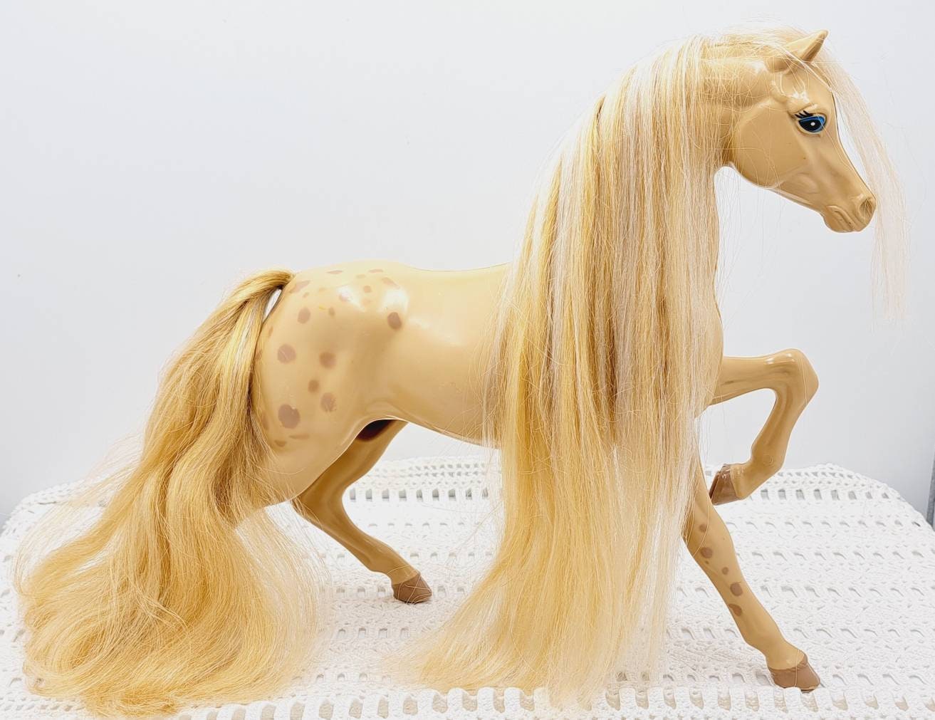 Western Fun Barbie Horse Sun Rider Beige Barbie Horse With Spots