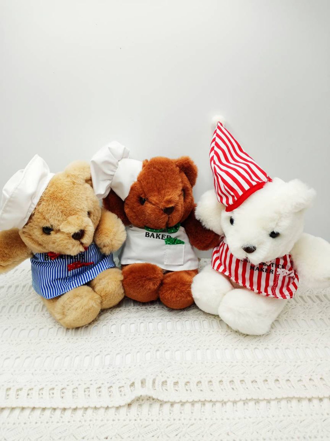 Mother Goose Nursery Rhymes Teddy Bears- Butcher- Baker- Candlestick ...
