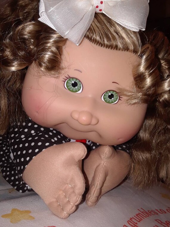 Play Along Cabbage Patch Girl Blonde Hair Green Eyes Etsy