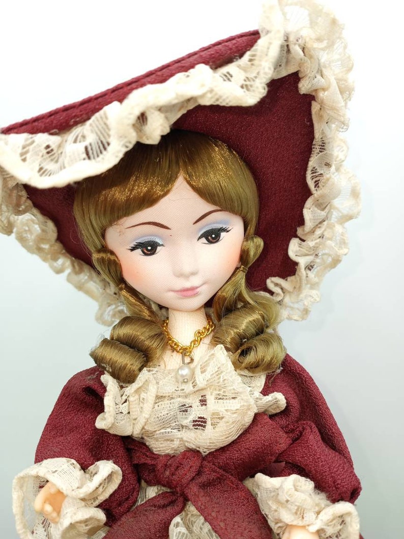 Bradley Pose Doll Pose Dolls Musical Bradley Doll Burgundy Etsy