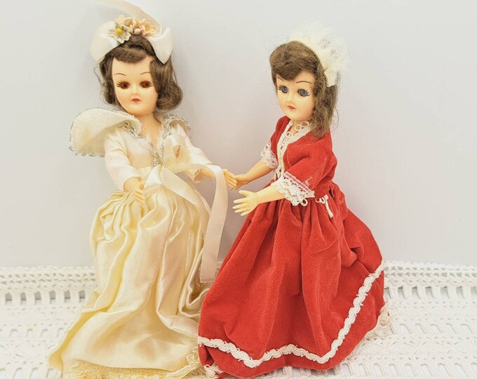 Vintage Dressme Dolls 1960s Gas Station Dolls Sleep Eyed Etsy