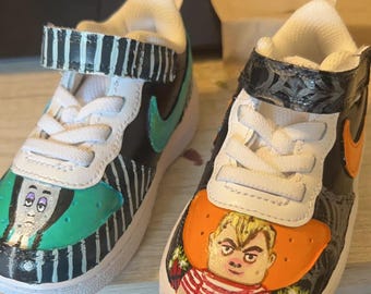 Nike pintadas a medida para bebés, niños pequeños y niños: cualquier estilo artístico