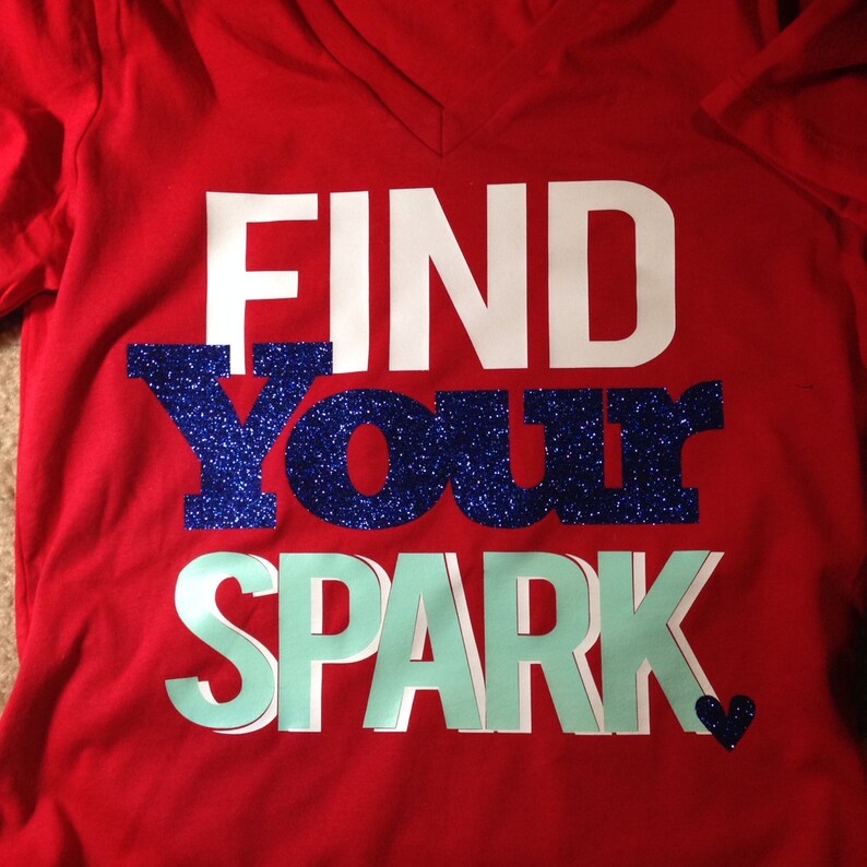 Find Your Spark Vneck Inspired by Advocare Independent Etsy