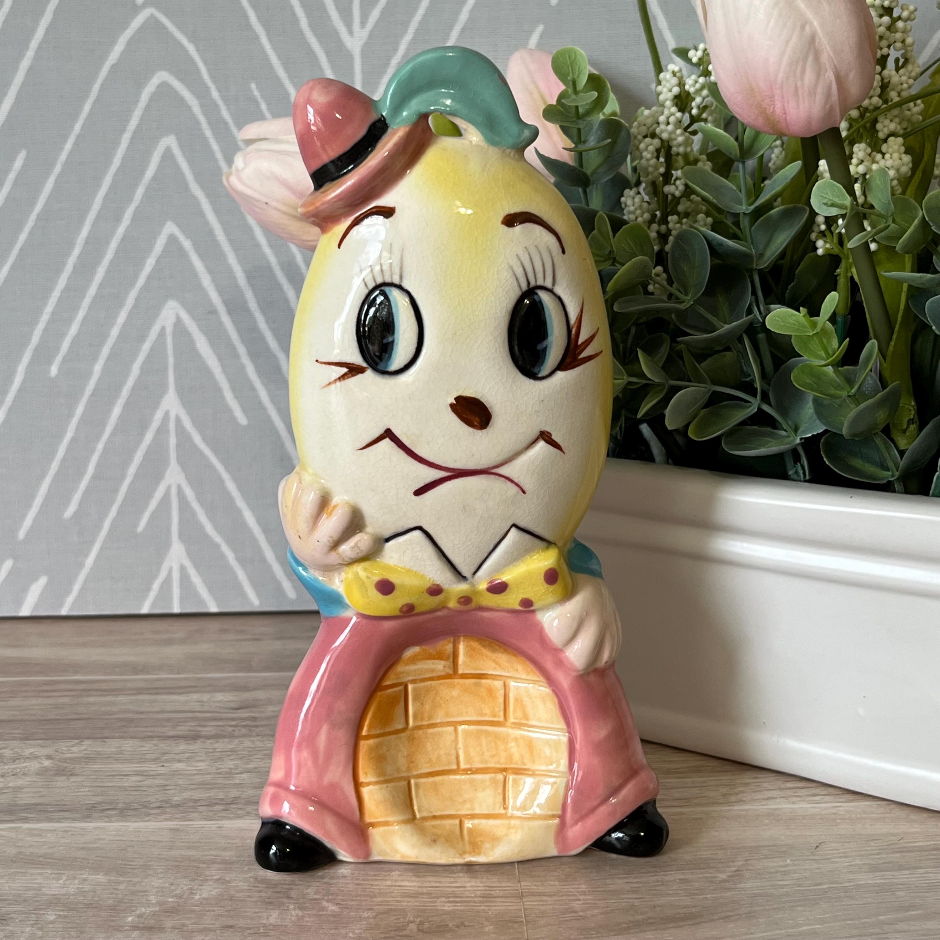 Humpty Dumpty オルゴール　陶器　オブジェ Enesco Humpty Dumpty - Etsy