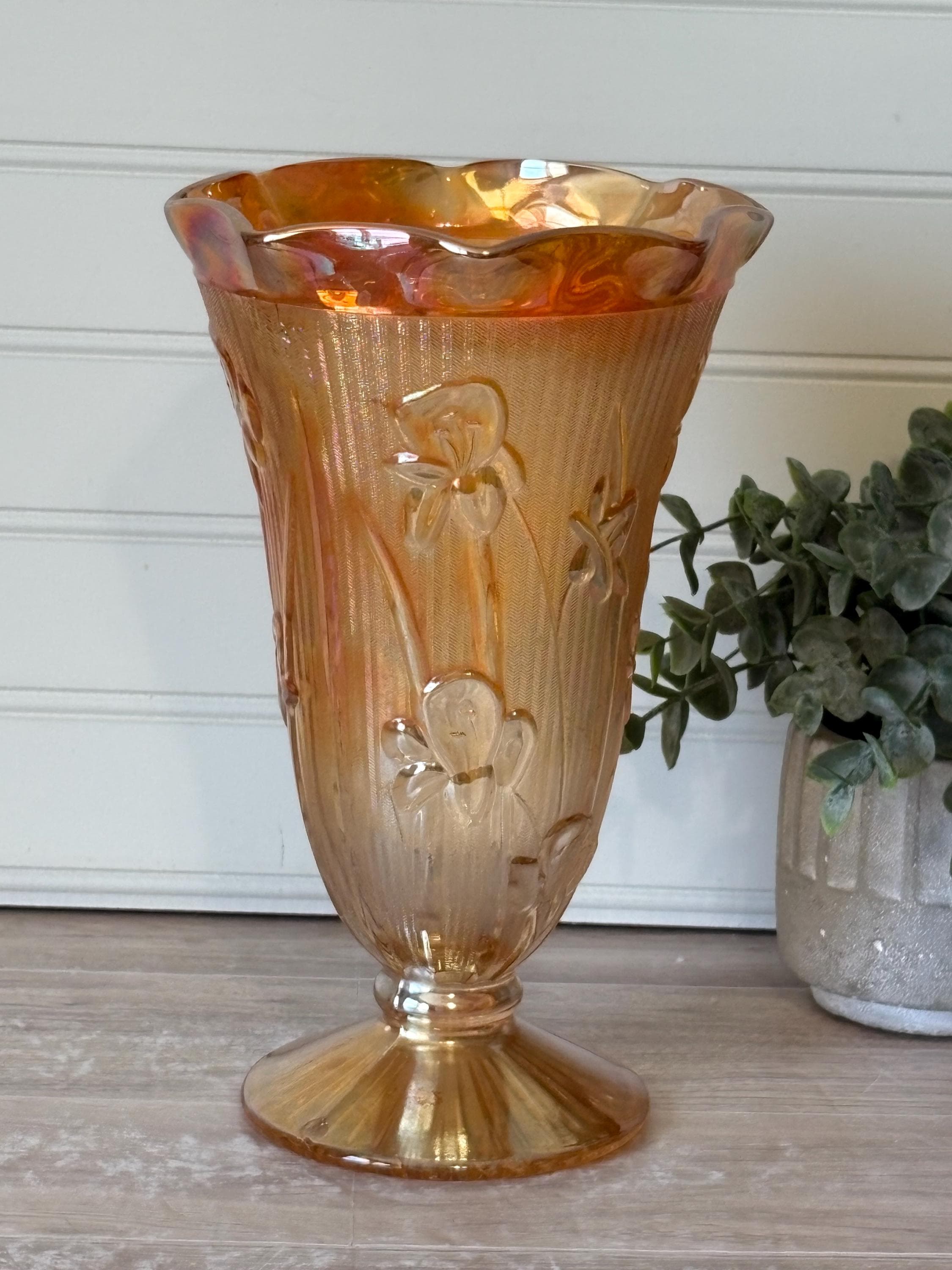 1930s Glass Vase - Etsy