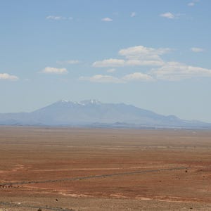 San Francisco Peaks Print | Desert Plain & Distant Peaks, Serene Southwest Wall Art | Printable Wall Art Digital Download