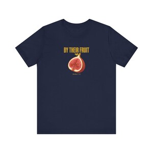 By Their Fruit Shirt Matthew 7:16 | Christian Streetwear Tee | Bold Scripture Shirt for Men | Faith Statement Religious Gift Bild 4