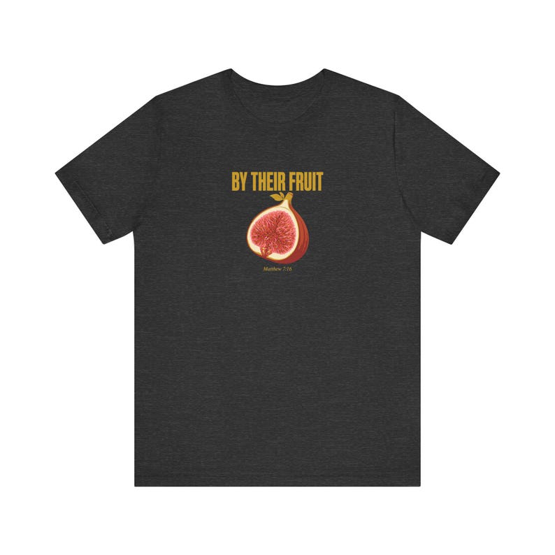 By Their Fruit Shirt Matthew 7:16 | Christian Streetwear Tee | Bold Scripture Shirt for Men | Faith Statement Religious Gift Bild 3