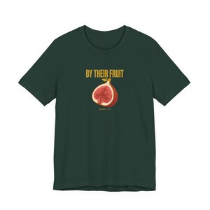 By Their Fruit Shirt Matthew 7:16 | Christian Streetwear Tee | Bold Scripture Shirt for Men | Faith Statement Religious Gift Bild 6