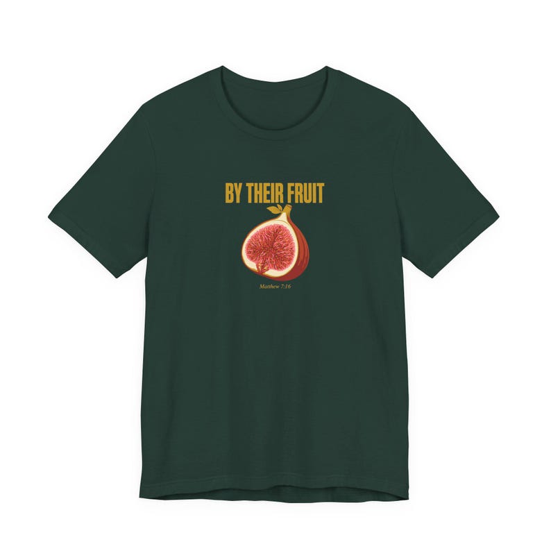 By Their Fruit Shirt Matthew 7:16 | Christian Streetwear Tee | Bold Scripture Shirt for Men | Faith Statement Religious Gift Bild 6