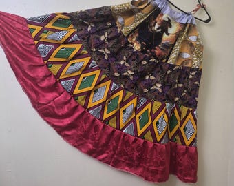 Boho Sundress, Bohemian Maxi Beach Dress, Hippie Summer Wearable Art, Plus size/Free Size