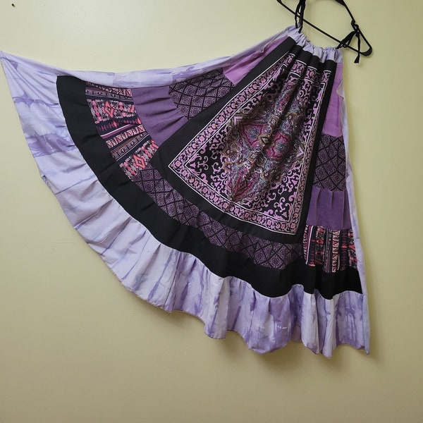 Wearable Art Dress, Handmade Upcycled Tapestry Dress, Patchwork Bohemian Hippie Dress