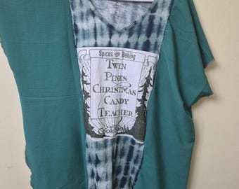 Upcycled shirt Kaftan top, Hippie style Wearable Art, Bohemian clothing, free size