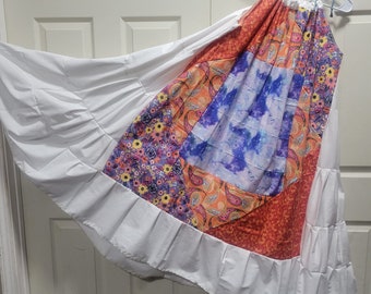 Handmade Quilt Dress, Patchwork Bohemian Hippie Dress