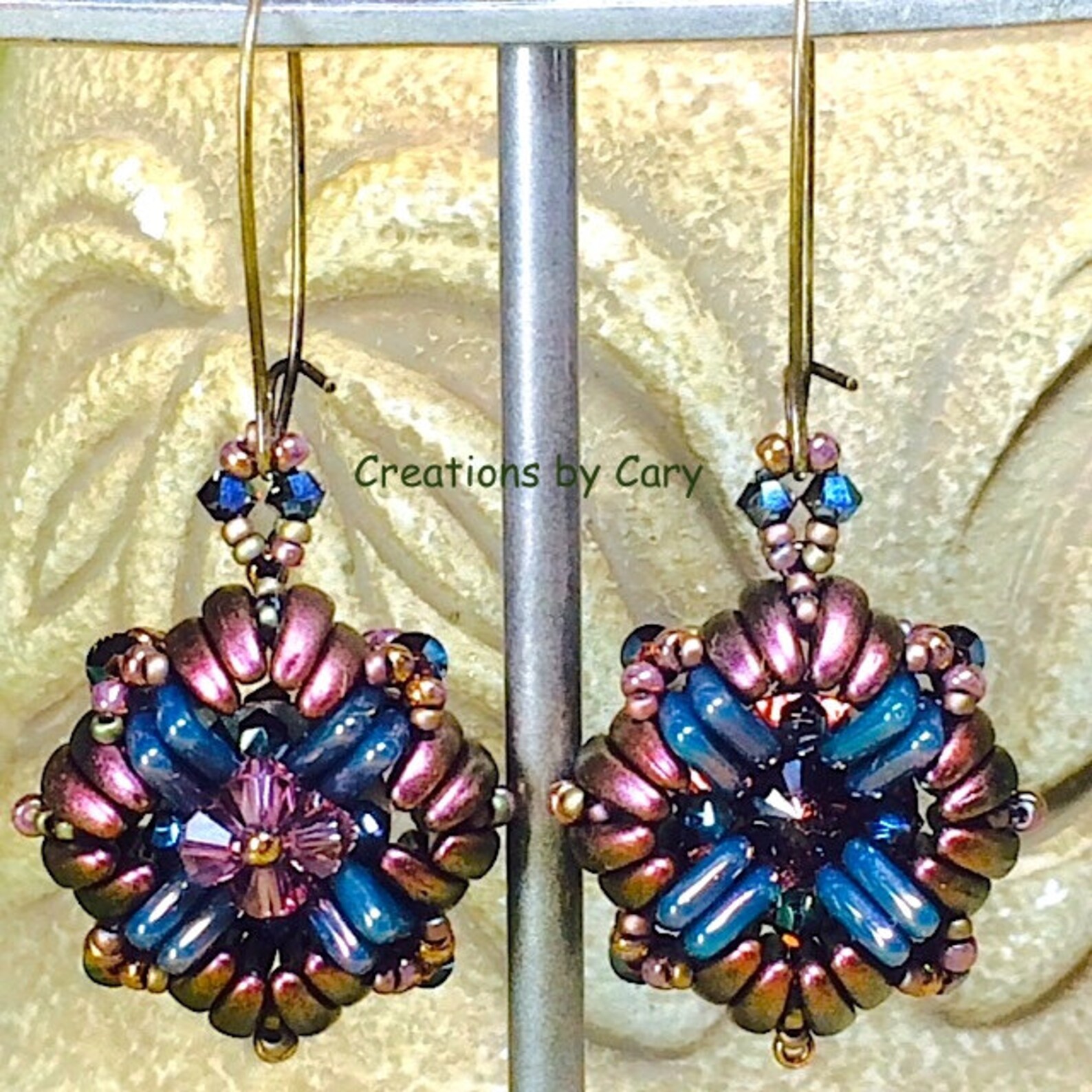 PDF Only. Supernova Reversible Earring Tutorial W/ C.g. Line Etsy