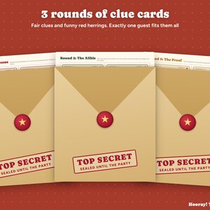 Thanksgiving Mystery Party Game with Phone Party, Family Whodunit for Kids and Adults, Personalized Invitations, 4-10 Players Bild 6