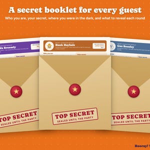 Halloween Mystery Party Game with Phone Party, Kids Whodunit Printable, Family Mystery Game, Personalized Invitations, 4-10 Players image 4