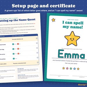 Name Hunt for Toddlers, Personalized Find My Name Letter Game, Preschool Name Activity, Name Tracing, Kids Treasure Hunt, Instant Download image 6