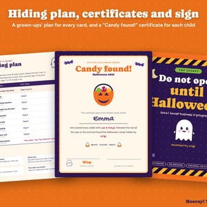 Halloween Treasure Hunt for Kids with Phone Hunt, QR Code Scavenger Hunt, Personalized Candy Hunt Riddle Clues, Printable, Instant Download image 6