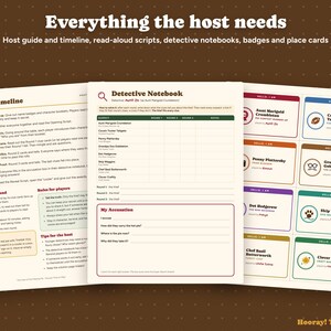 Thanksgiving Mystery Party Game, Family Whodunit for Kids and Adults, Murder Mystery Alternative, Personalized Invitations, 4-10 Players imagen 6