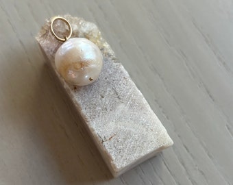 large white pearl charm/pendant