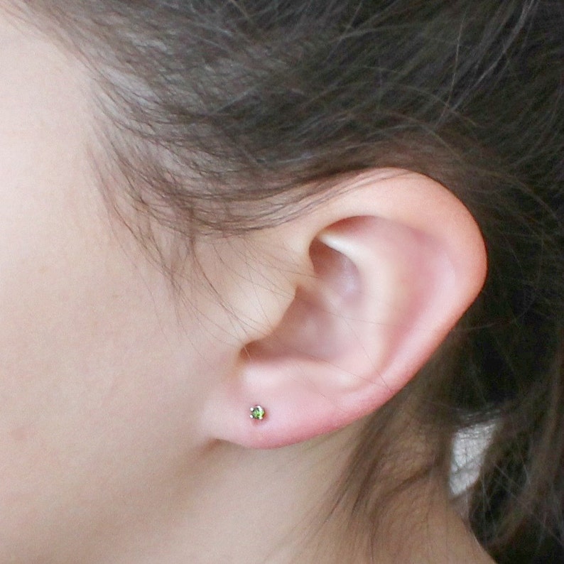Gifts Under 50 Tiny Studs Gifts for Girls 3mm Studs Tiny Stud Earrings Small Studs Stud Earring Set Birthstone