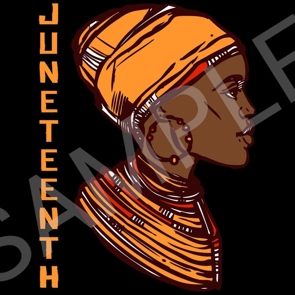 Juneteenth Natural Hair Afro Queen Png, Afro Girl Boss PNG, Black Afro Queen Png, Afro Queen PNG, African American Girl PNG Digital Download