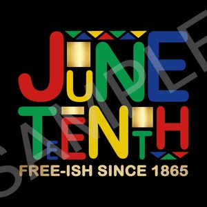 Juneteenth Gratis sinds 1865 Png Sublimation Design Download, 1865 Vibes Png, Black History Month Png, Juneteenth Png, PNG downloaden