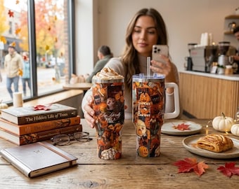 Spooky Just a Girl Vacuum Thermal Tumbler, 40oz